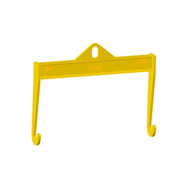 Machining & Welding By Olsen M&W 36" Dia. X 72"L Roll Lifting Beam, Yellow, 18"L x 40"W x 78"H, 245lbs, 6000 Lb. Capacity 20722 - main